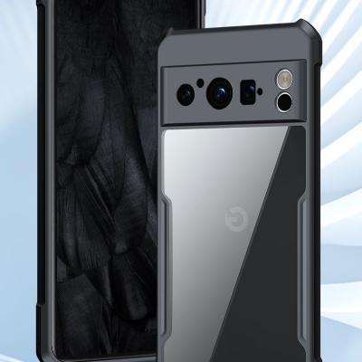 Picture of Xundd [ Google Pixel 8 Pro ] Beatle Clear Hybrid Shock Proof Armor Case for Google Pixel 8 Pro Smart Phone Back Case Cover Black
