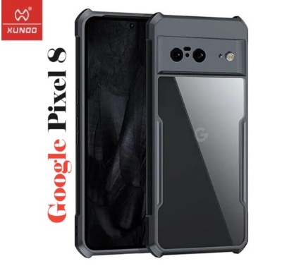 Picture of Xundd [ Google Pixel 8 ] Beatle Clear Hybrid Shock Proof Armor Case for Google Pixel 8 Smart Phone Back Cover Case