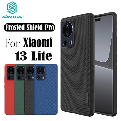 Picture of Nillkin { Mi 13 Lite } Xiaomi 13 Lite Case Nillkin Frosted Shield Thin Hard PC 360 Full Protect Shockproof Back Cover for Xiaomi Mi13 Lite - Black