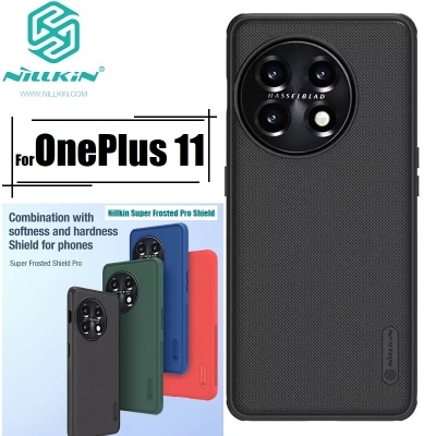 Picture of Nillkin ( OnePlus 11 ) Super Frosted Shield Pro Matte cover case for Oneplus 11 Nillkin Super Frosted Shield Pro Back Case Cover - Black