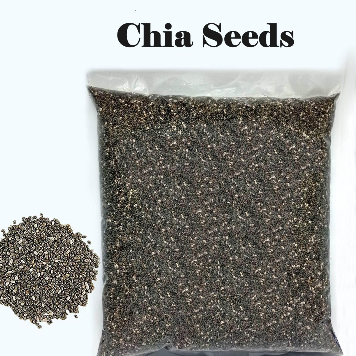 Picture of [ 1 Kg ] Dust Free Chia Seeds / Chia Seed Re-Packing by Amuzecart Bangladesh - 1kg