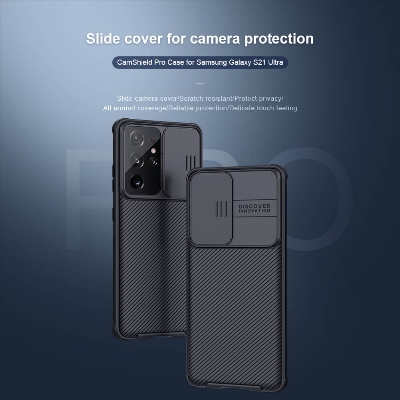 Picture of Nillkin ( S21 Ultra 5G ) CamShield Pro cover case for Samsung Galaxy S21 Ultra - Black