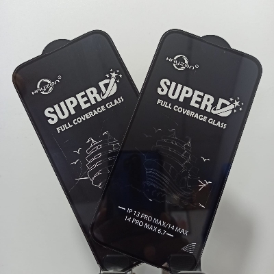 Picture of ( 2 PCS PACKED ) Full Glue Tempered Glass Screen Protector for Apple iPhone 14 Pro Max / iPhone 13 Pro Max Premium Tempered Glass For iPhone 14 Pro max