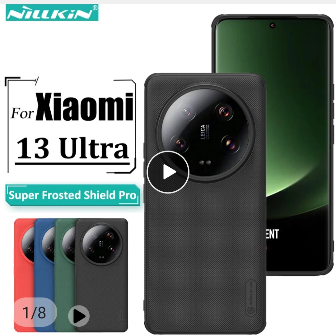 Picture of Nillkin ( Xiaomi 13 Ultra ) Super Frosted Shield Pro  Case Phone PC+TPU Hard Protection Back Cover Case For Xiaomi 13 Ultra Smartphone Case Cover - Black