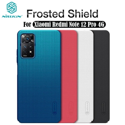 Picture of Nillkin ( Redmi Note 12 Pro 4G ) Super Frosted Shield Matte cover case for Xiaomi Redmi Note 12 Pro 4G, Xiaomi Redmi Note 11 Pro 4G (Global), Redmi Note 11 Pro 5G (Global), Redmi Note 11 Pro+ 5G (India), Redmi Note 11E Pro 5G - Black