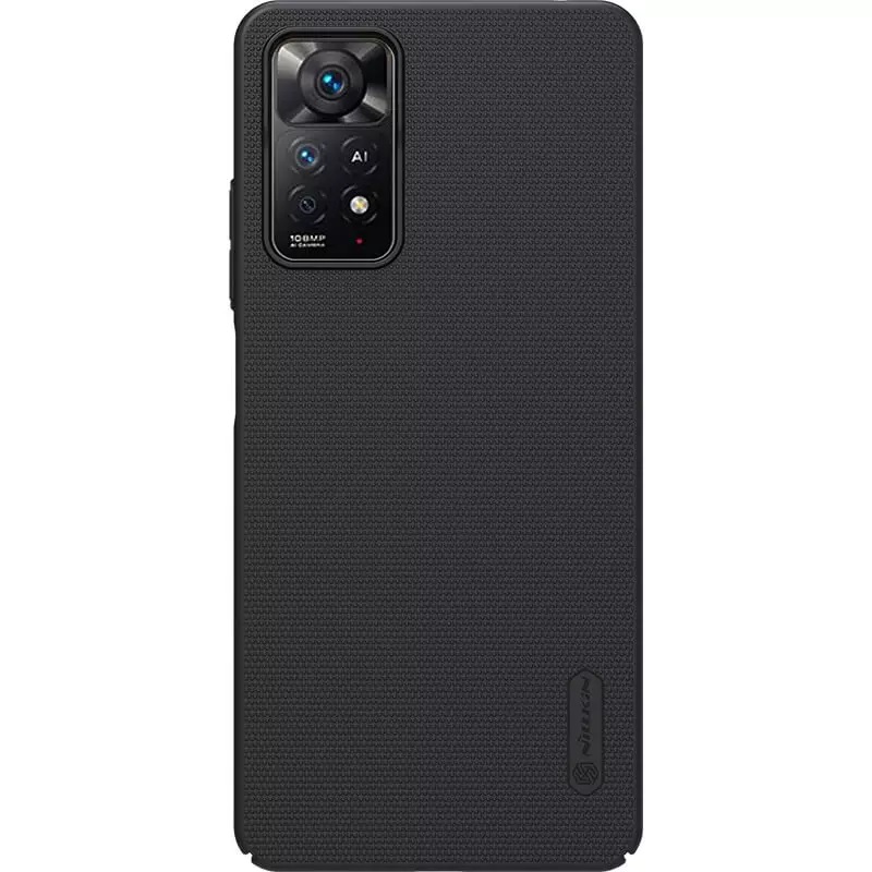 Picture of Nillkin ( Redmi Note 12 Pro 4G ) Super Frosted Shield Matte cover case for Xiaomi Redmi Note 12 Pro 4G, Xiaomi Redmi Note 11 Pro 4G (Global), Redmi Note 11 Pro 5G (Global), Redmi Note 11 Pro+ 5G (India), Redmi Note 11E Pro 5G - Black