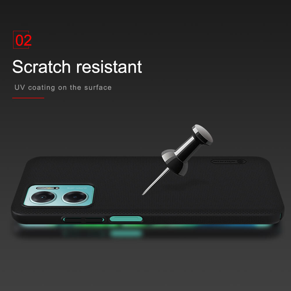 Picture of Nillkin {Redmi Note 11E 5G / 10 5G / 11 Prime 5G} Super Frosted Shield Matte cover case for Xiaomi Redmi Note 11E 5G, Redmi 10 5G, Redmi 11 Prime 5G Smart Phone Case - Black