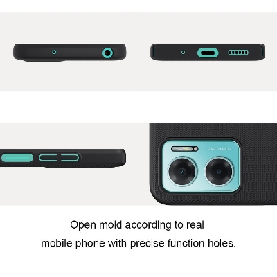 Picture of Nillkin {Redmi Note 11E 5G / 10 5G / 11 Prime 5G} Super Frosted Shield Matte cover case for Xiaomi Redmi Note 11E 5G, Redmi 10 5G, Redmi 11 Prime 5G Smart Phone Case - Black