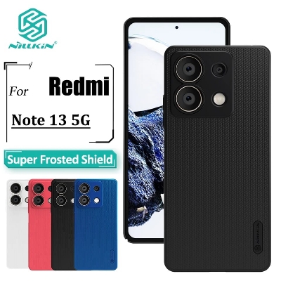 Picture of Nillkin ( Redmi Note 13 5G ) Super Frosted Shield Matte cover case for Xiaomi Redmi Note 13 5G Back Case Cover - Black