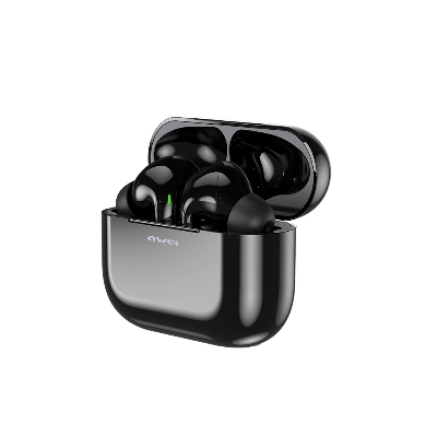 Picture of Awei T29 Bluetooth V5.0 TWS True Wireless Sports Headset with Charging Case - Black