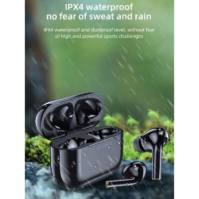 Picture of Awei T29 Bluetooth V5.0 TWS True Wireless Sports Headset with Charging Case - Black