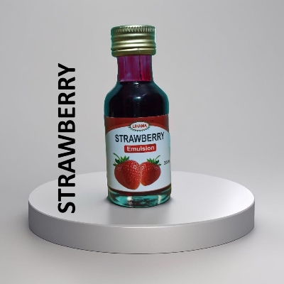 Picture of Lihama ( Food Colour + Food Flavour ) Emulsion STRAWBERRY Flavor + Color = 36 ml Strawberry Flavor + Color