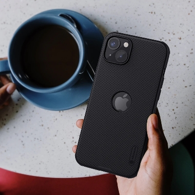 Picture of Nillkin ( iPhone 15 6.1" ) Super Frosted Shield Pro Matte cover case for Apple iPhone 15 6.1 (2023) (with LOGO cutout) - Black