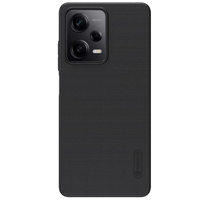 Picture of Nillkin ( Redmi Note 12 5G, Super Frosted Shield Matte cover case for Xiaomi Redmi Note 12 5G (China, Global), Xiaomi Poco X5 Smartphone Back Case - Black