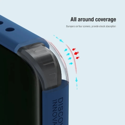 Picture of Nillkin ( Mi 13 Ultra ) Case, Frosted Shield Pro Phone Case for Xiaomi / Mi 13 Ultra PC+TPU Hard Protection Back Cover Smart Phone Case - Black