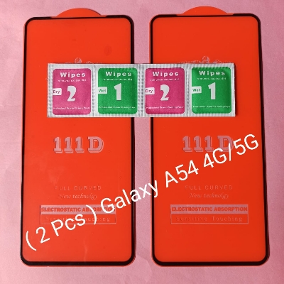 Picture of ( 2 PCS Glass) Samsung Galaxy A54 5G/4G 11D/21D Full Glue Tempered Glass Edge to Edge Protection Screen Protector ( 6.4" ) - 2 Pcs