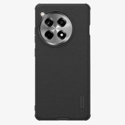 Picture of Nillkin ( 1+12R ) Super Frosted Shield Pro Matte cover case for OnePlus Ace 3, OnePlus 12R Smartphone Case - Black