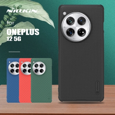 Picture of Nillkin ( 1+12 ) Super Frosted Shield Pro Matte cover case for OnePlus 12 Smartphone Case - Black // Nillkin / Back Case / Back Cover / Back Part / OnePlus 12