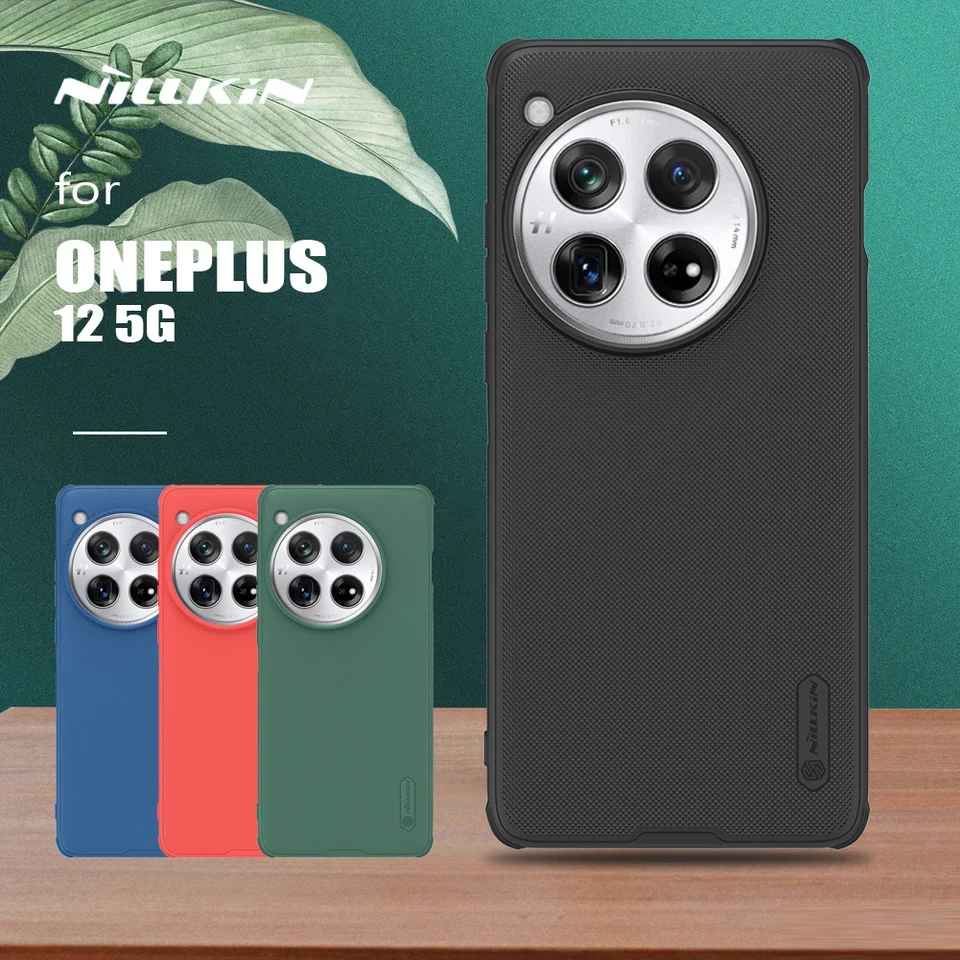 Picture of Nillkin ( 1+12 ) Super Frosted Shield Pro Matte cover case for OnePlus 12 Smartphone Case - Black // Nillkin / Back Case / Back Cover / Back Part / OnePlus 12