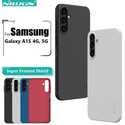 Picture of Nillkin [ Galaxy A15 5G, A15 4G ] Super Frosted Shield Matte cover case for Samsung Galaxy A15 5G, A15 4G Back Case - Black