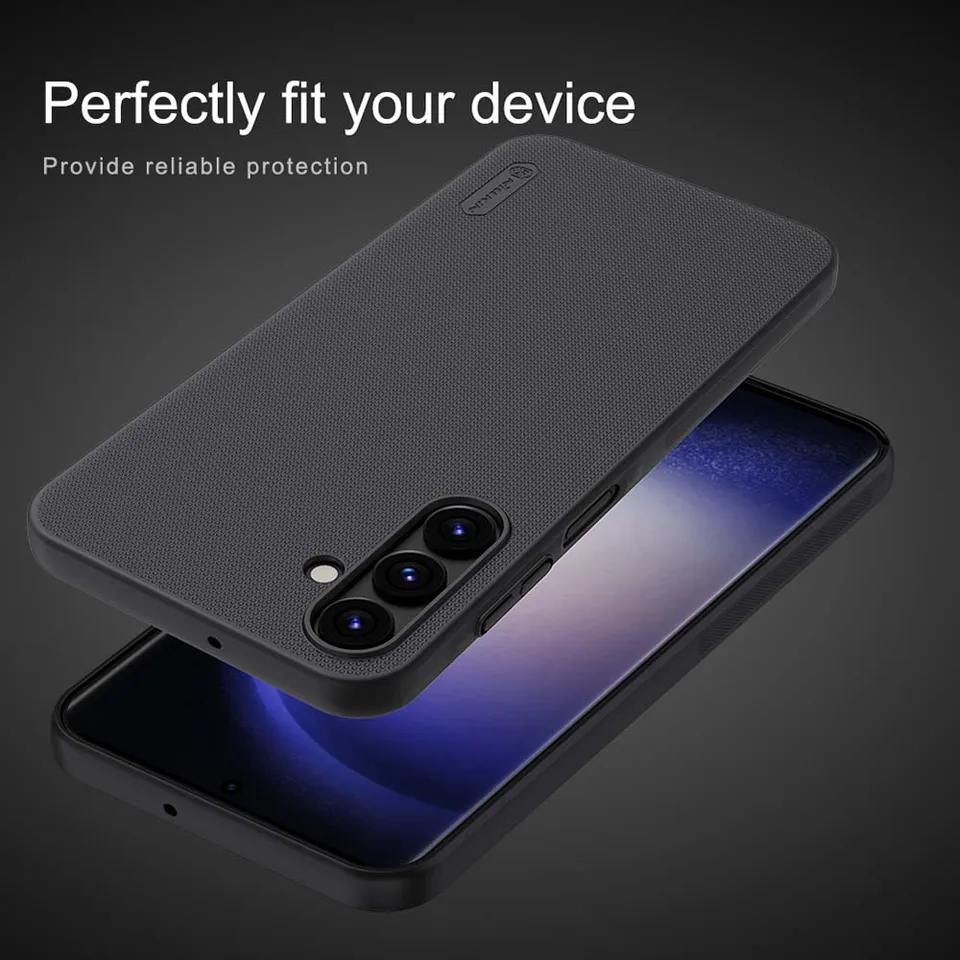 Picture of Nillkin Super Frosted Shield Matte Back Case for Samsung Galaxy A25 5G, Black, 6.5 Inch, Dust-proof, Wear-resistant, Anti-skid