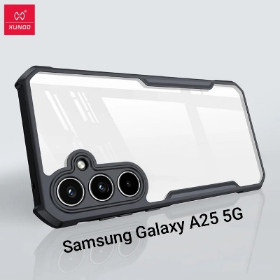 Picture of Samsung ( Galaxy A25 ) Xundd Beetle Series For Samsung Galaxy A25 Series Flat Leather Shockproof Bumper Case (Back Case Cover For Smartphone)