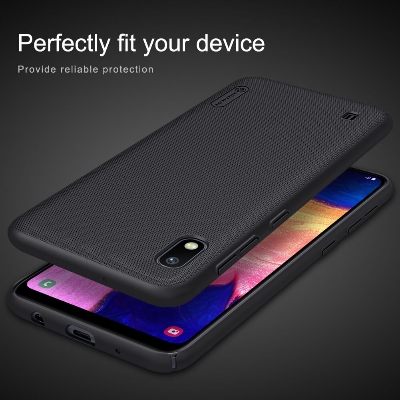 Picture of Nillkin [ Galaxy A10 ] Super Frosted Shield Matte cover case for Samsung Galaxy A10 Smart Phone Back Case - Black