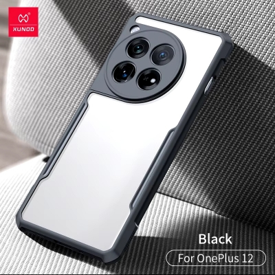 Picture of Xundd (  1+ 12 ) Airbag Anti-drop Case For Oneplus 12 ,   Full Camera Protection TPU+Acrylic Back Transparent Phone Cover For Oneplus 12