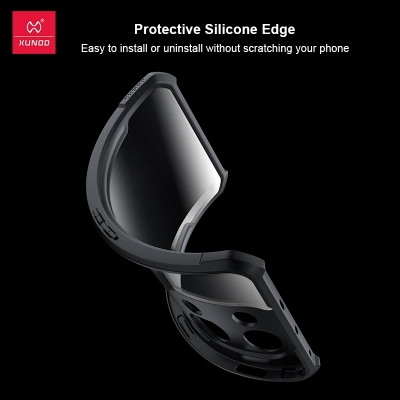 Picture of Xundd For ( Oneplus Nord 3 ) 1+ Nord3 ACE 2V 2 ACE Pro Case, Airbags Shockproof Shell, Lens Full Protection Stripe-Clear Back Cover