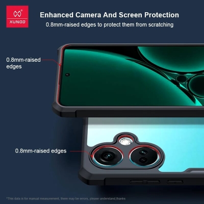 Picture of Xundd For Oneplus Nord CE3  Case, Airbags Shockproof Bumper Shell, Camera Protection Back Transparent TPU&PC Cover