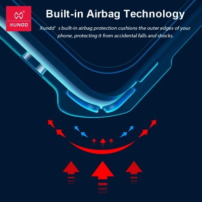 Picture of Xundd For Oneplus Nord CE 3 Lite Case, Airbags Shockproof Bumper Shell, Camera Protection Back Transparent TPU&PC Cover