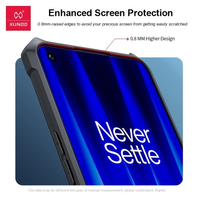 Picture of Xundd For Oneplus Nord CE 3 Lite Case, Airbags Shockproof Bumper Shell, Camera Protection Back Transparent TPU&PC Cover