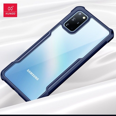 Picture of Samsung Galaxy A51 Xundd Protective Phone Cases Shockproof Airbag Bumper Soft Back Transparent Shell Covers - Black