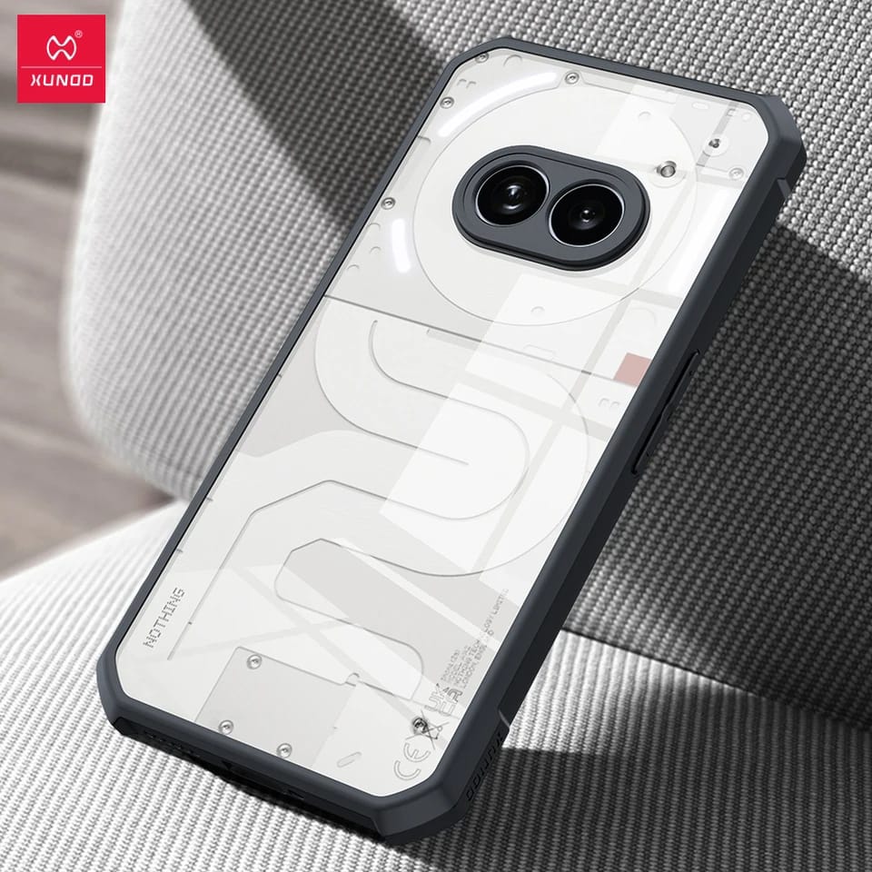Picture of Xundd For Nothing Phone 2A Case Built-in Airbag Scratch-Resistant Screen & Camera Protection Precise Cutout Case - Black