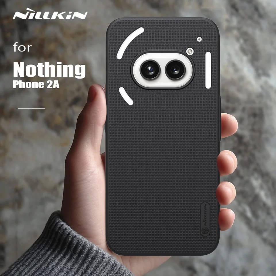 Picture of Nillkin ( Nothing Phone 2a / 2a+ ) Super Frosted Shield Matte cover case for Nothing Phone 2a / 2a Plus Smartphone Back Case  - Black