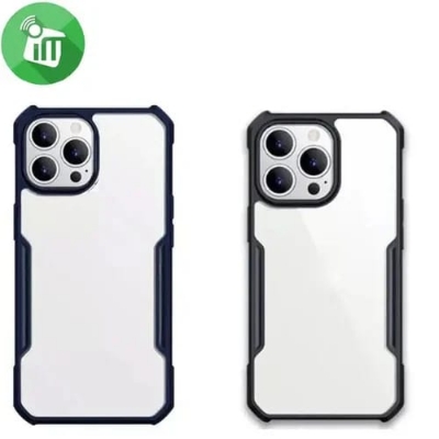 Picture of Brand Cover "Xundd" For ( iPhone 16+ ) For iPhone 16 Plus Case Airbag Shockproof Shell Camera Full Protect Back Transparent Cover- Black