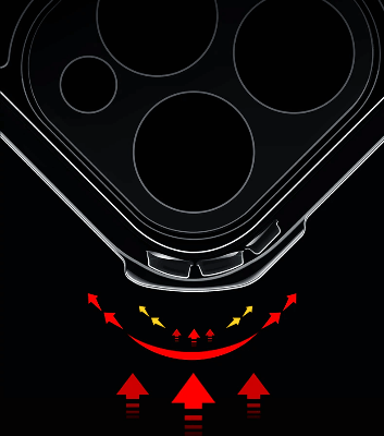 Picture of Xundd [ iPhone 13 Pro Max ] Beetle Series For iPhone 13 Pro Max Flat Leather Shockproof Transparent Bumper Case Back Cover - Black