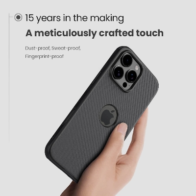 Picture of Nillkin ( iPhone 16 Pro 6.3" ) Super Frosted Shield Pro Matte cover case for Apple iPhone 16 Pro 6.3" (with LOGO cut) - Black