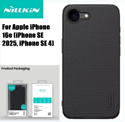 Picture of Nillkin Super Frosted Shield Pro Matte Cover Case for Apple iPhone 16e (iPhone SE 2025, iPhone SE 4) - Black