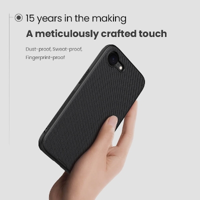 Picture of Nillkin Super Frosted Shield Pro Matte Cover Case for Apple iPhone 16e (iPhone SE 2025, iPhone SE 4) - Black