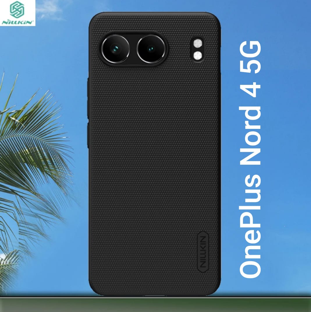Picture of Nillkin ( Oneplus Nord 4 5G ) Super Frosted Shield Matte cover case for Oneplus Nord 4 5G Smart Phone Back Cover Case - Black
