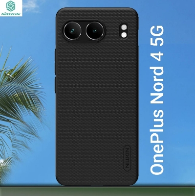 Picture of Nillkin ( Oneplus Nord 4 5G ) Super Frosted Shield Matte cover case for Oneplus Nord 4 5G Smart Phone Back Cover Case - Black