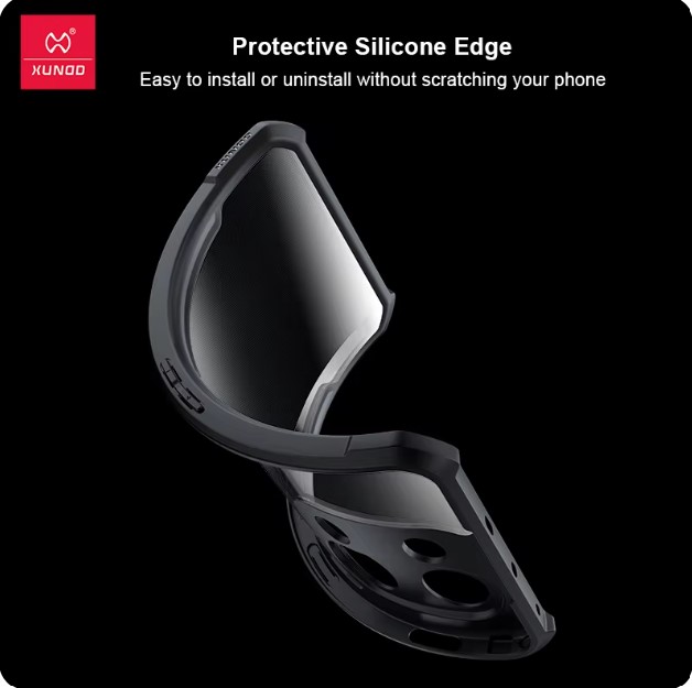 Picture of XUNDD For ( 1+ Nord3 ) OnePlus ACE 3V ACE 2 Case Airbags Shockproof Shell Back Transparent Camera Protection Phone Cover For OnePlus Nord3 - Black