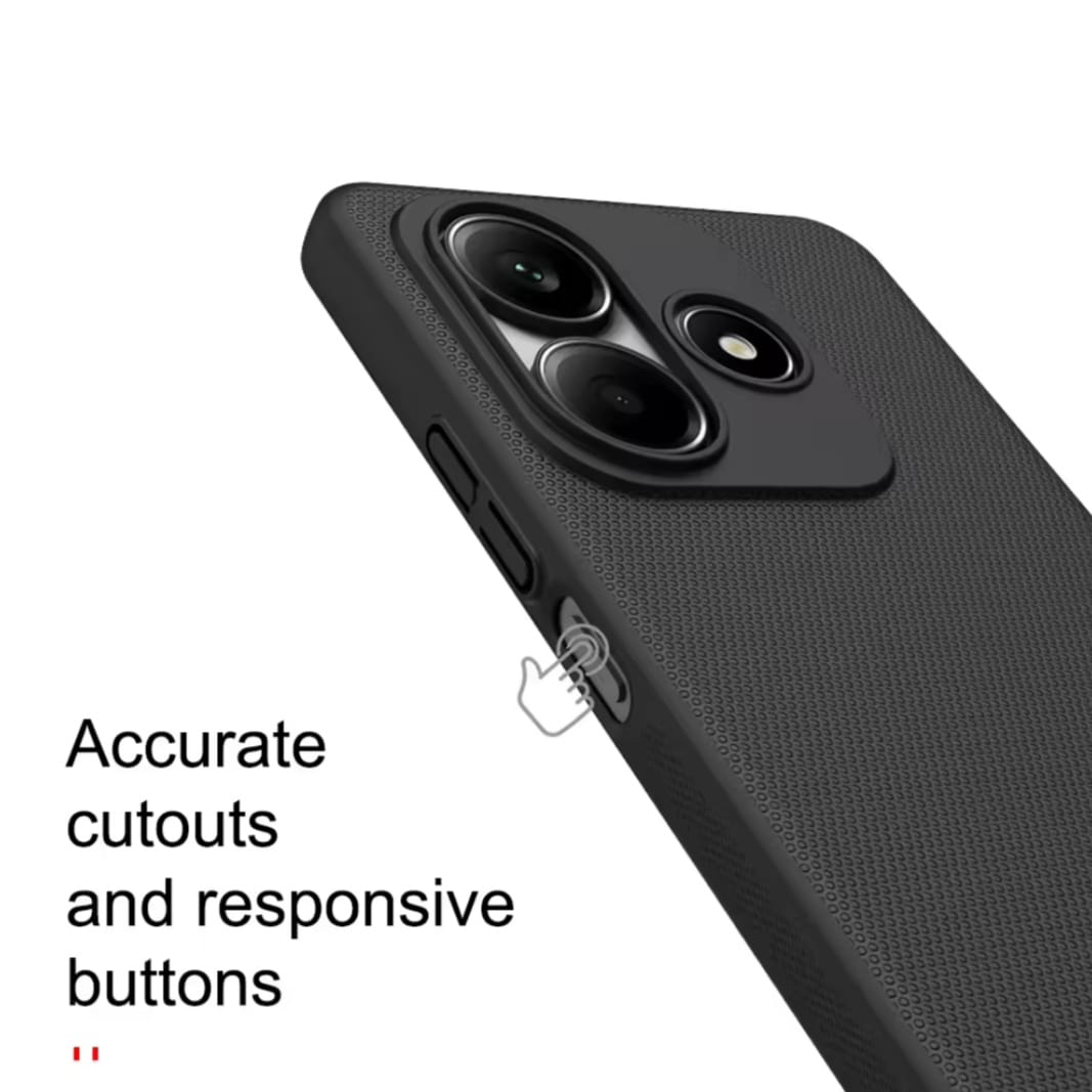 Picture of Nillkin  ( Xiaomi Note 14 5G ) Super Frosted Shield Pro Matte cover case for Xiaomi Note 14 5G Smart Phone Back Cover Case - Black
