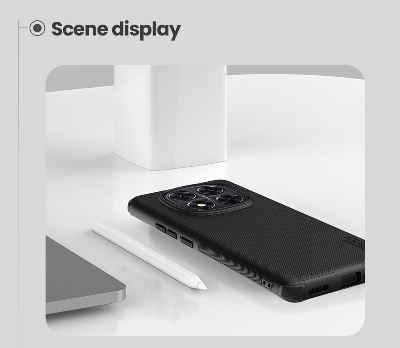 Picture of Nillkin ( Redmi Note 14 Pro Plus ) Super Frosted Shield Pro Matte Case for Xiaomi Redmi Note 14 Pro Plus, Black, TPU and PC Protection, Anti Fingerprint, Dust Proof, Wear Resistant