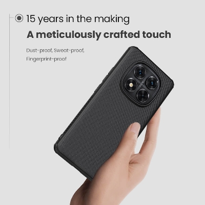 Picture of Nillkin ( Redmi Note 14 Pro Plus ) Super Frosted Shield Pro Matte Case for Xiaomi Redmi Note 14 Pro Plus, Black, TPU and PC Protection, Anti Fingerprint, Dust Proof, Wear Resistant