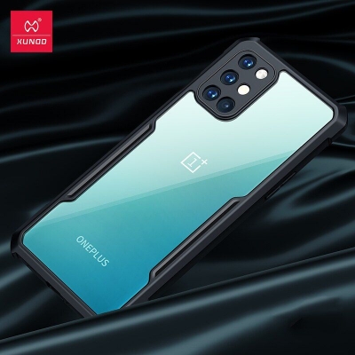 Picture of Brand Cover "Xundd" for  ( 1+9R ) Shockproof Bumper Case Phone Cover For OnePlus 9R Smart Phone Back Cover Case -  Black & Transperent