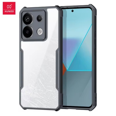 Picture of Xundd" for ( Redmi Note 13 4G (INT) ) Xundd Protective Transparent Airbag Bumper Phone Case For Redmi Note 13 4G (INT) Back Cover - Black