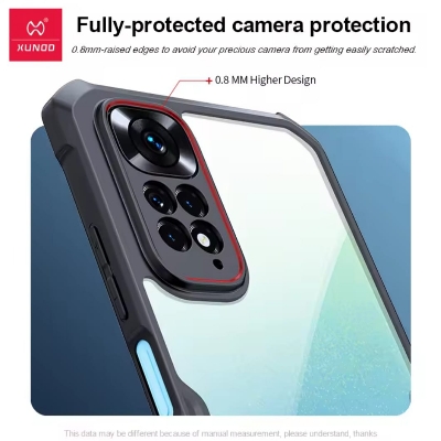Picture of Redmi Note 11 4G / Note 11S 4G Brand Cover Xundd " For Xiaomi Redmi Note 11 4G / Note 11S 4G Case Xundd Airbag Shockproof Shell,Camera Lens Protection Cover Case - Black
