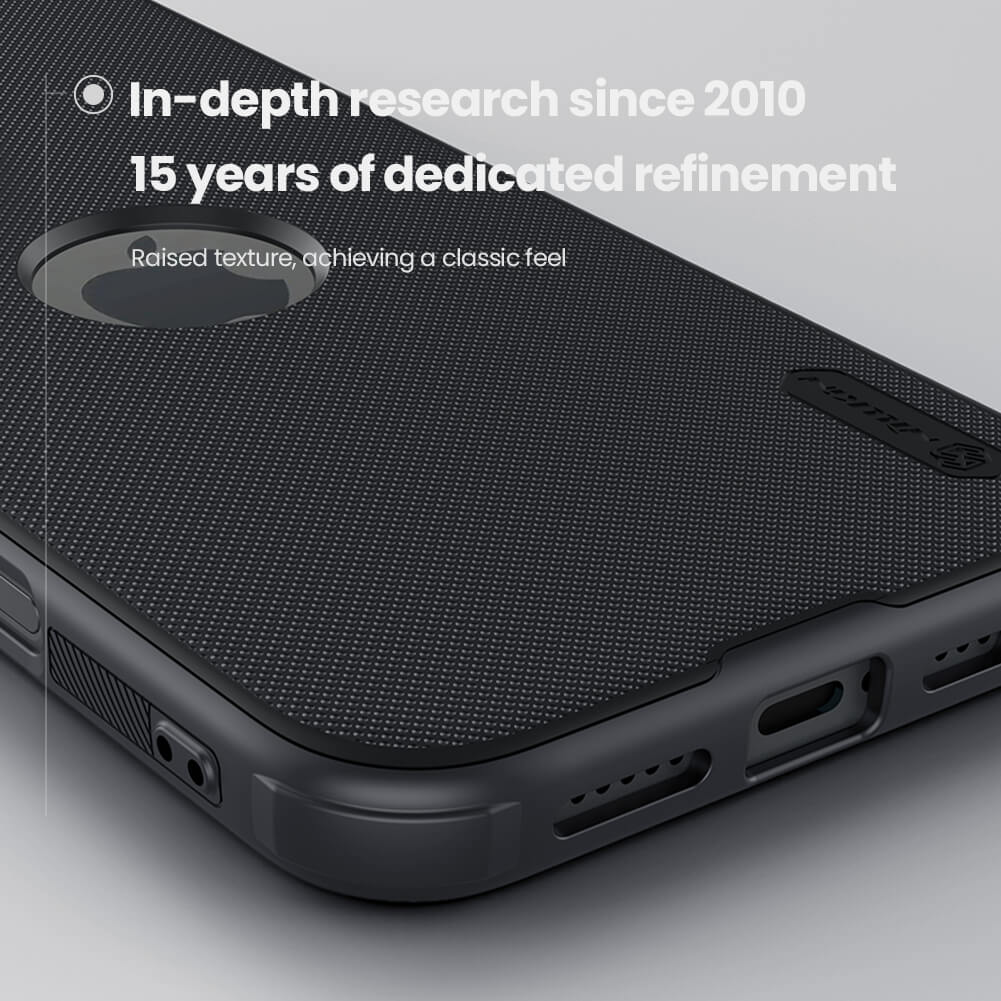 Picture of Nillkin ( iPhone 16+ ) Super Frosted Shield Pro Matte cover case for Apple iPhone 16 Plus 6.7" (with LOGO cut) - Black